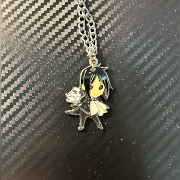 Black Butler Chibi Sebastian Necklace - Picture 2 of 5